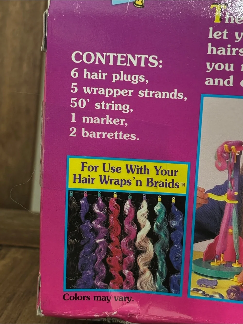 Brand New 1996 Unopened Fashion Magic Hair Wraps 'n Braids Refill Set